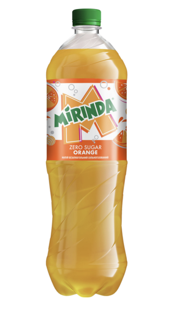 Напій сильногаз. Mirinda Orange Zero Sugar 1.75 л ПЕТ
